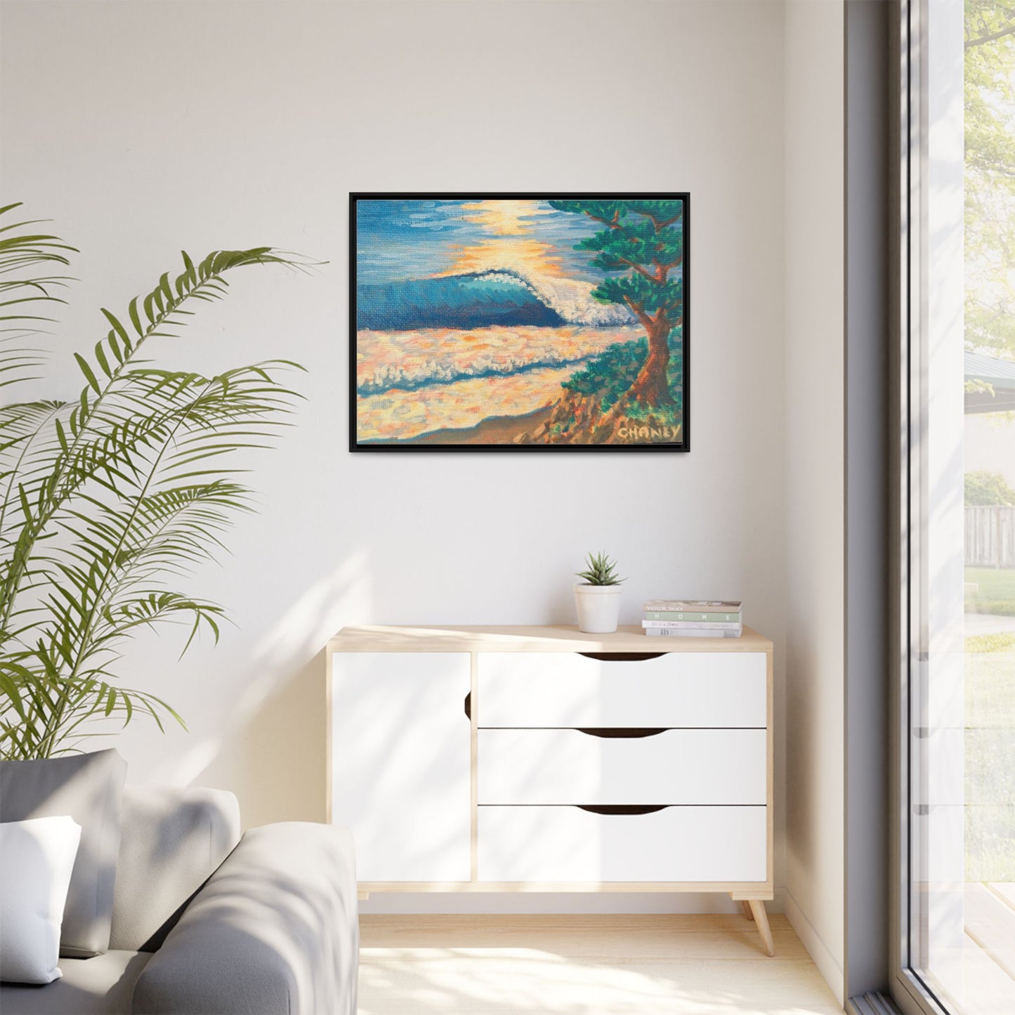 Matte Canvas, Framed (Multi-color)