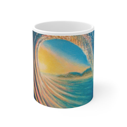White Ceramic Mug, 11oz