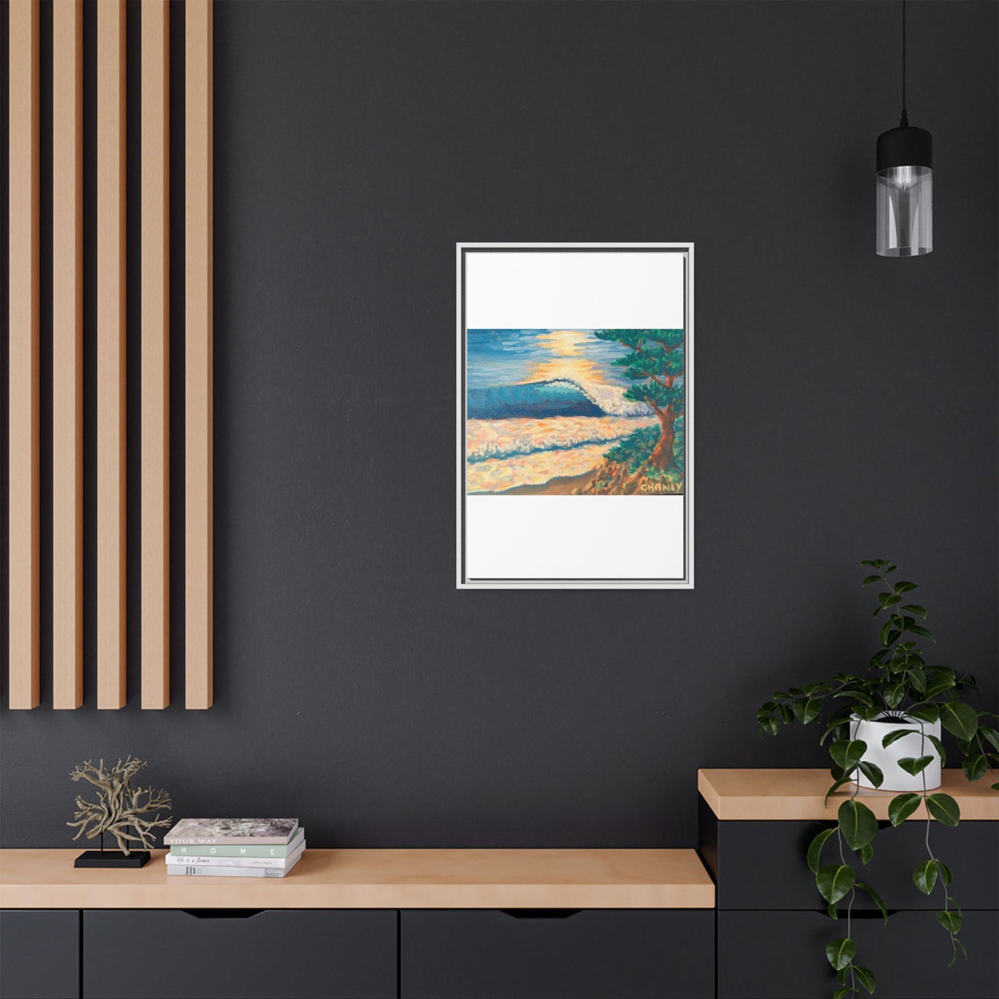 Matte Canvas, Framed (Multi-color)