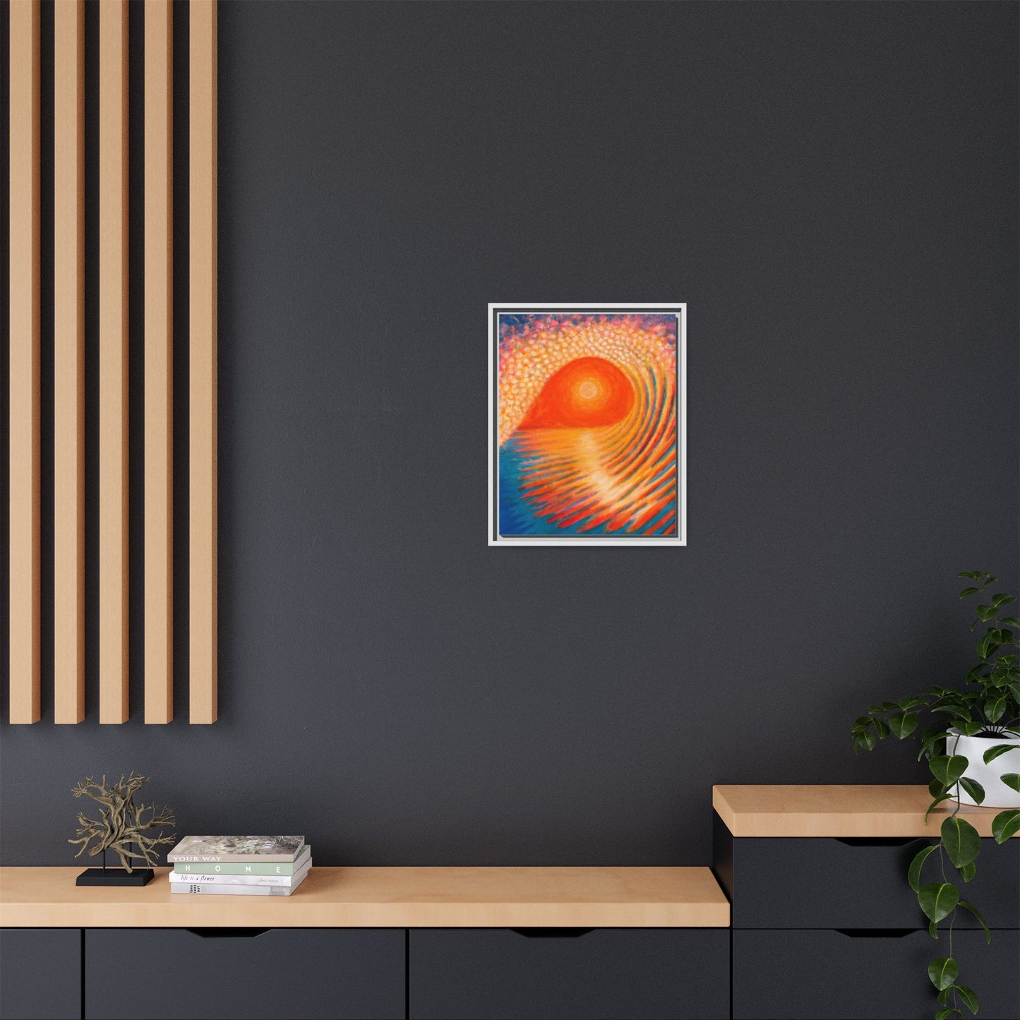 Matte Canvas, Framed (Multi-color)