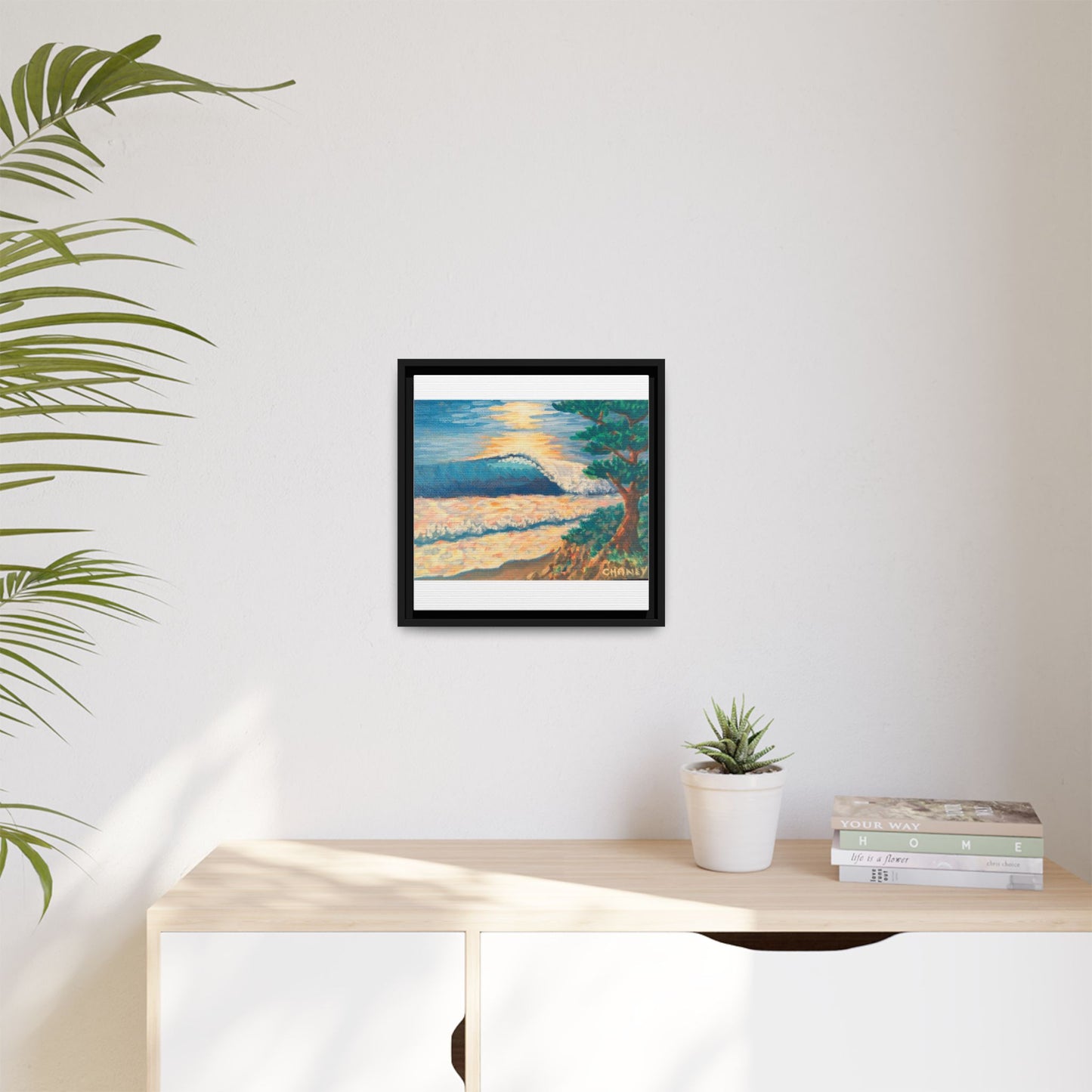 Matte Canvas, Framed (Multi-color)