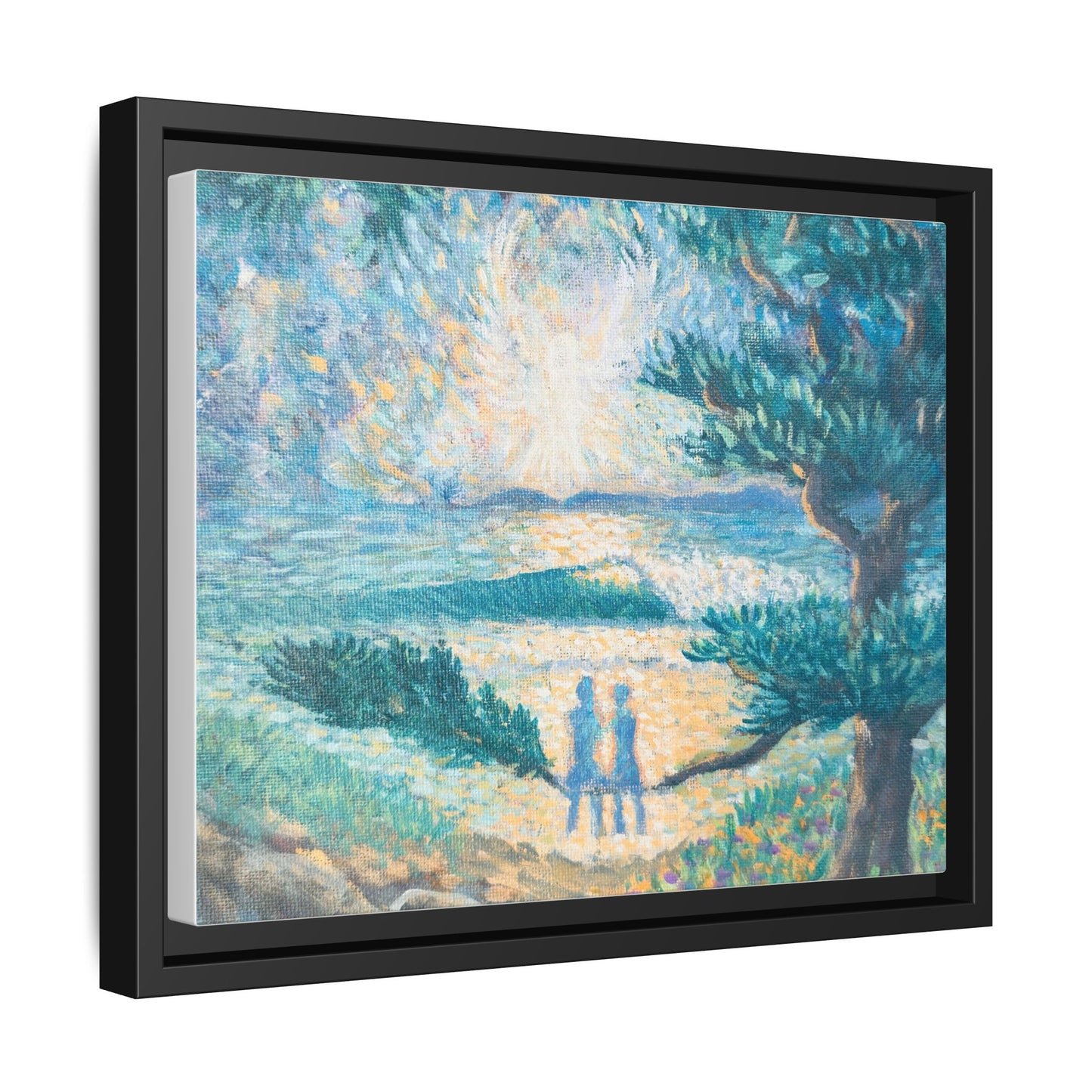Matte Canvas, Framed (Multi-color)