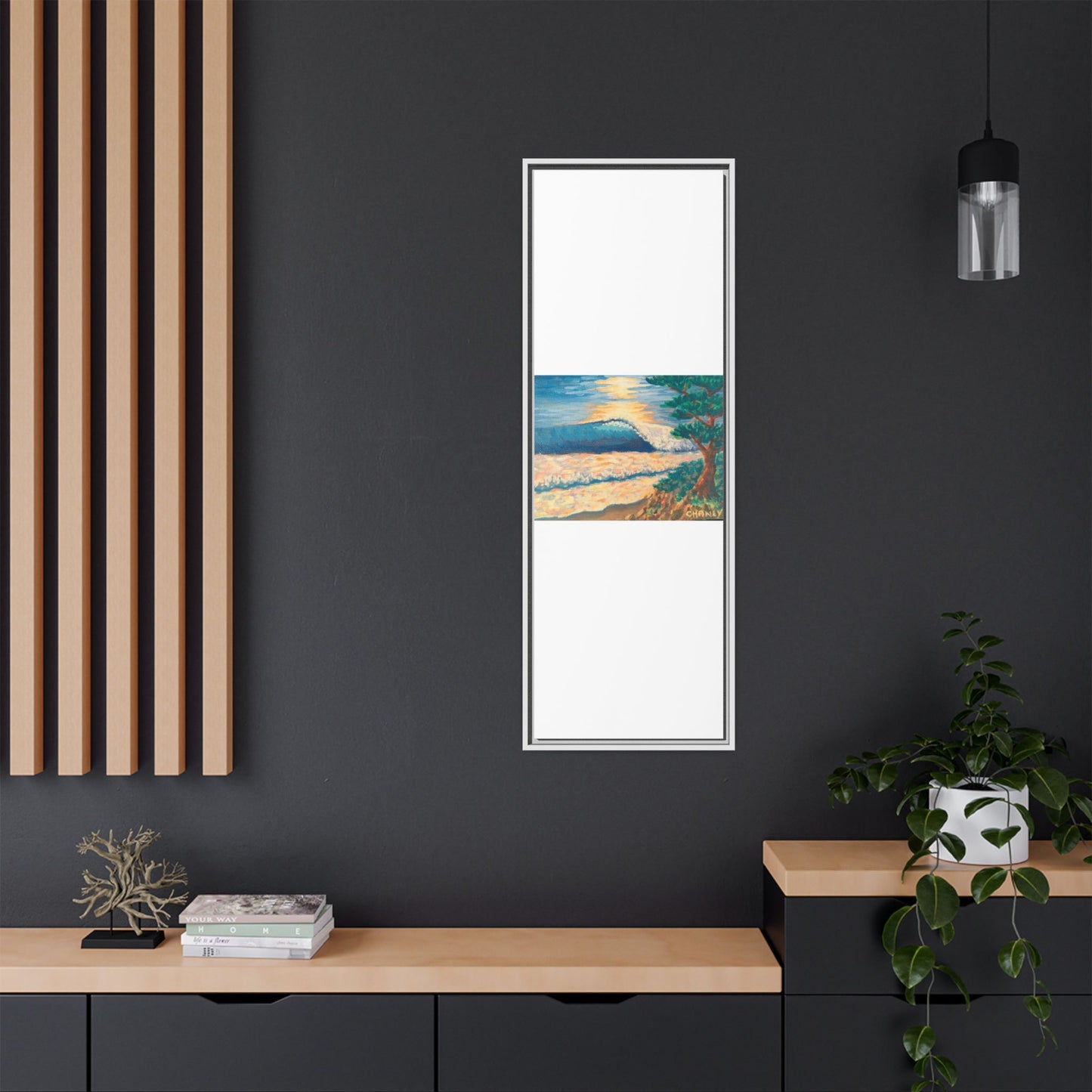 Matte Canvas, Framed (Multi-color)