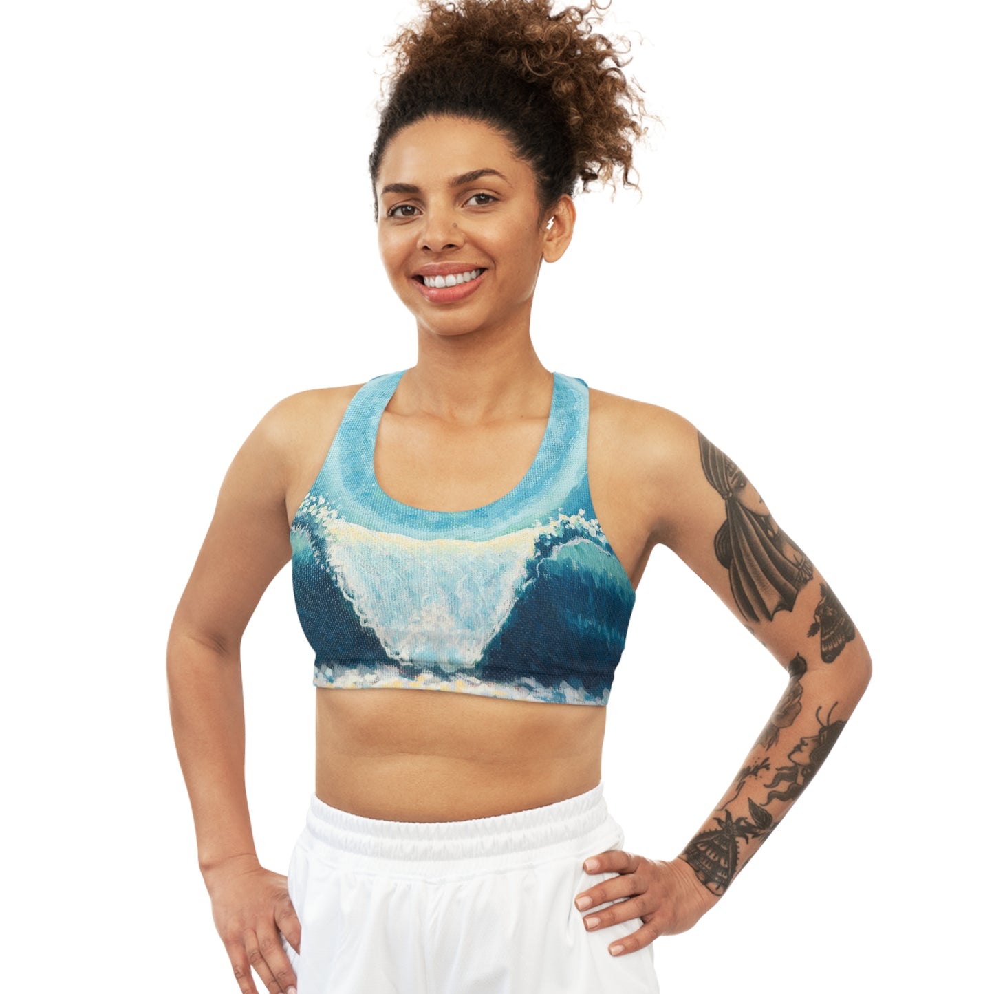 Seamless Sports Bra (AOP)