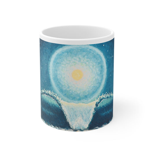 White Ceramic Mug, 11oz