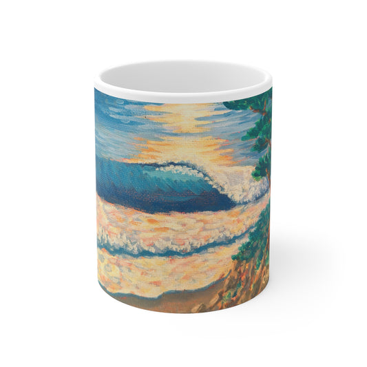 White Ceramic Mug, 11oz
