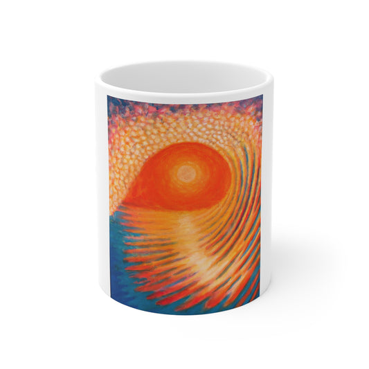 White Ceramic Mug, 11oz