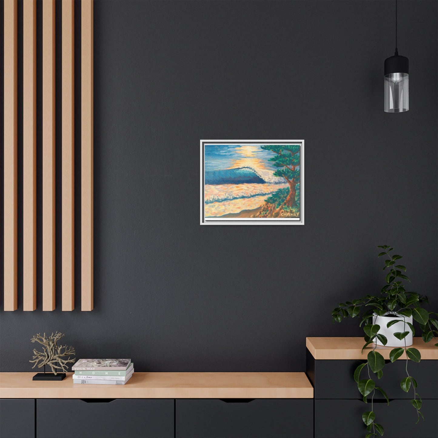 Matte Canvas, Framed (Multi-color)