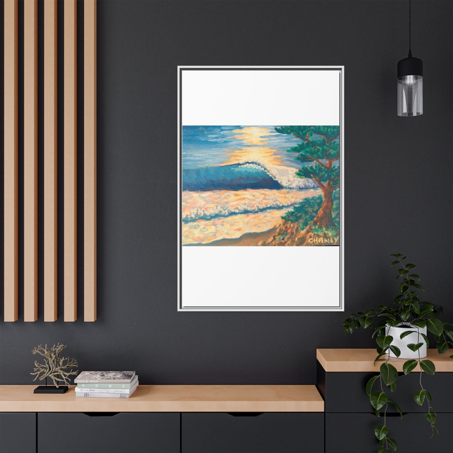Matte Canvas, Framed (Multi-color)