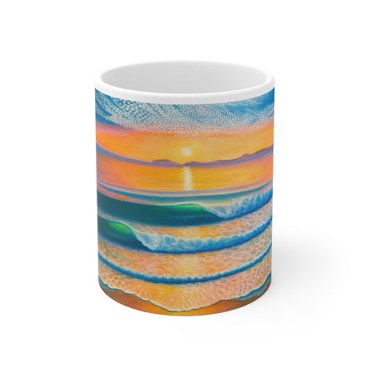 White Ceramic Mug, 11oz