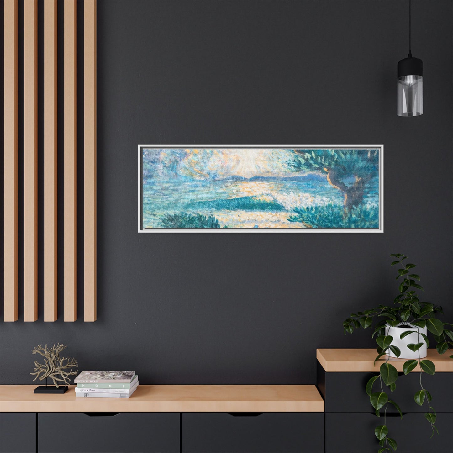 Matte Canvas, Framed (Multi-color)
