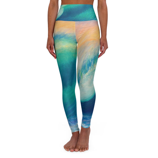 High Waisted Yoga Leggings (AOP)
