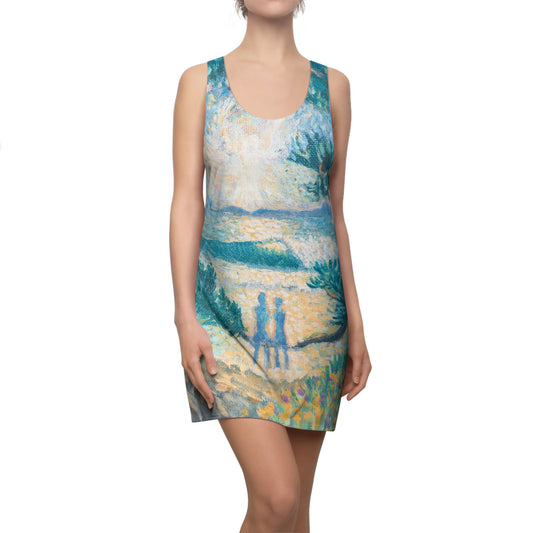 Women's Cut & Sew Racerback Dress (AOP)