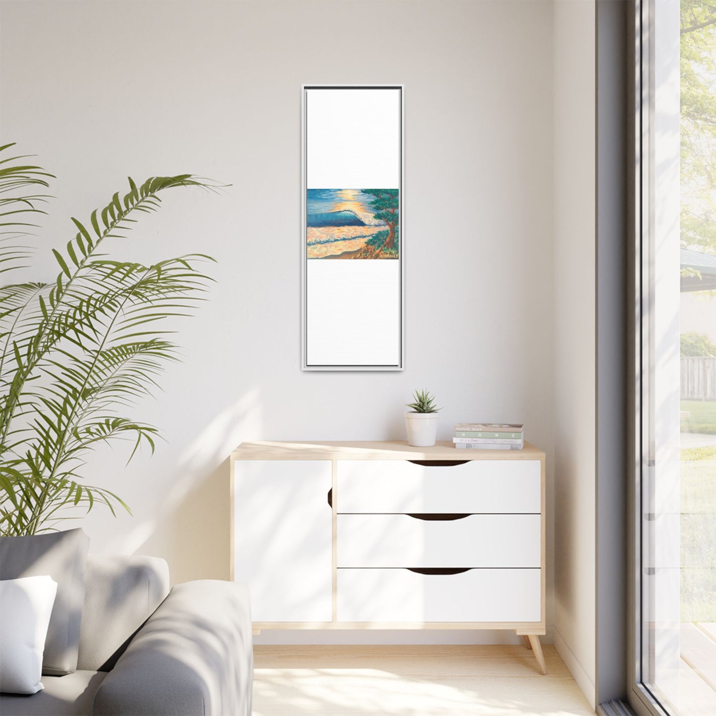 Matte Canvas, Framed (Multi-color)