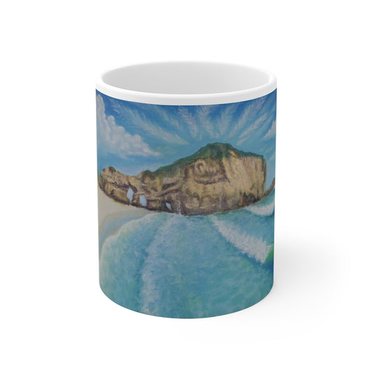 White Ceramic Mug, 11oz