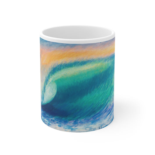 White Ceramic Mug, 11oz