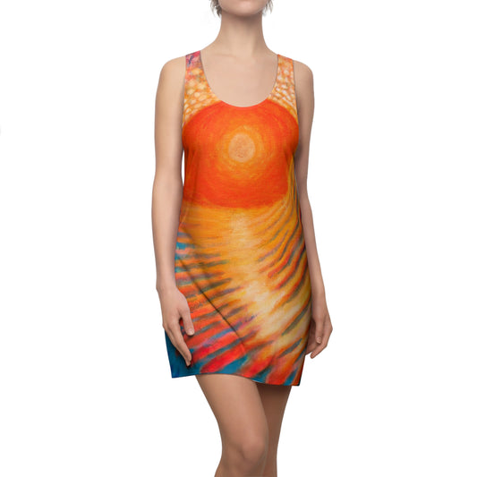 Women's Cut & Sew Racerback Dress (AOP)