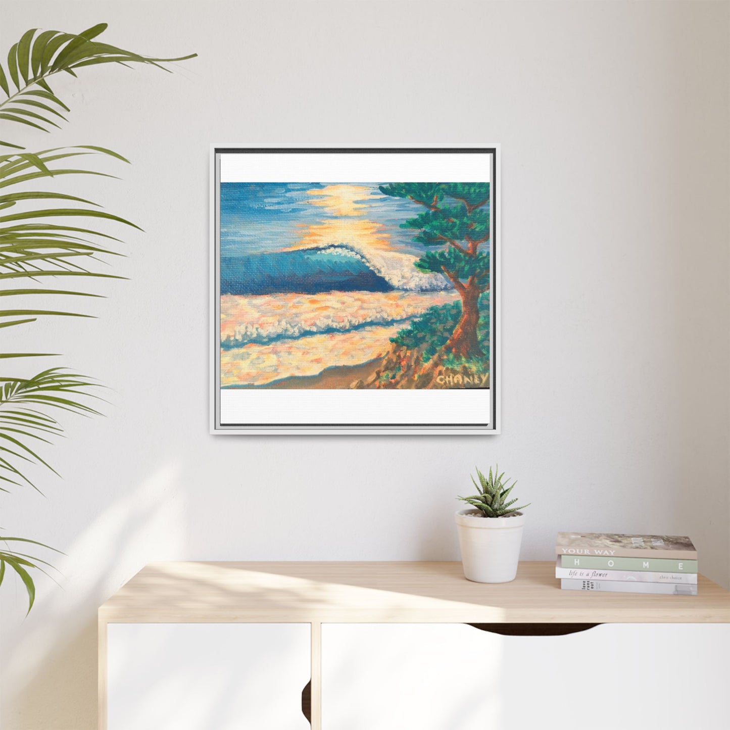 Matte Canvas, Framed (Multi-color)