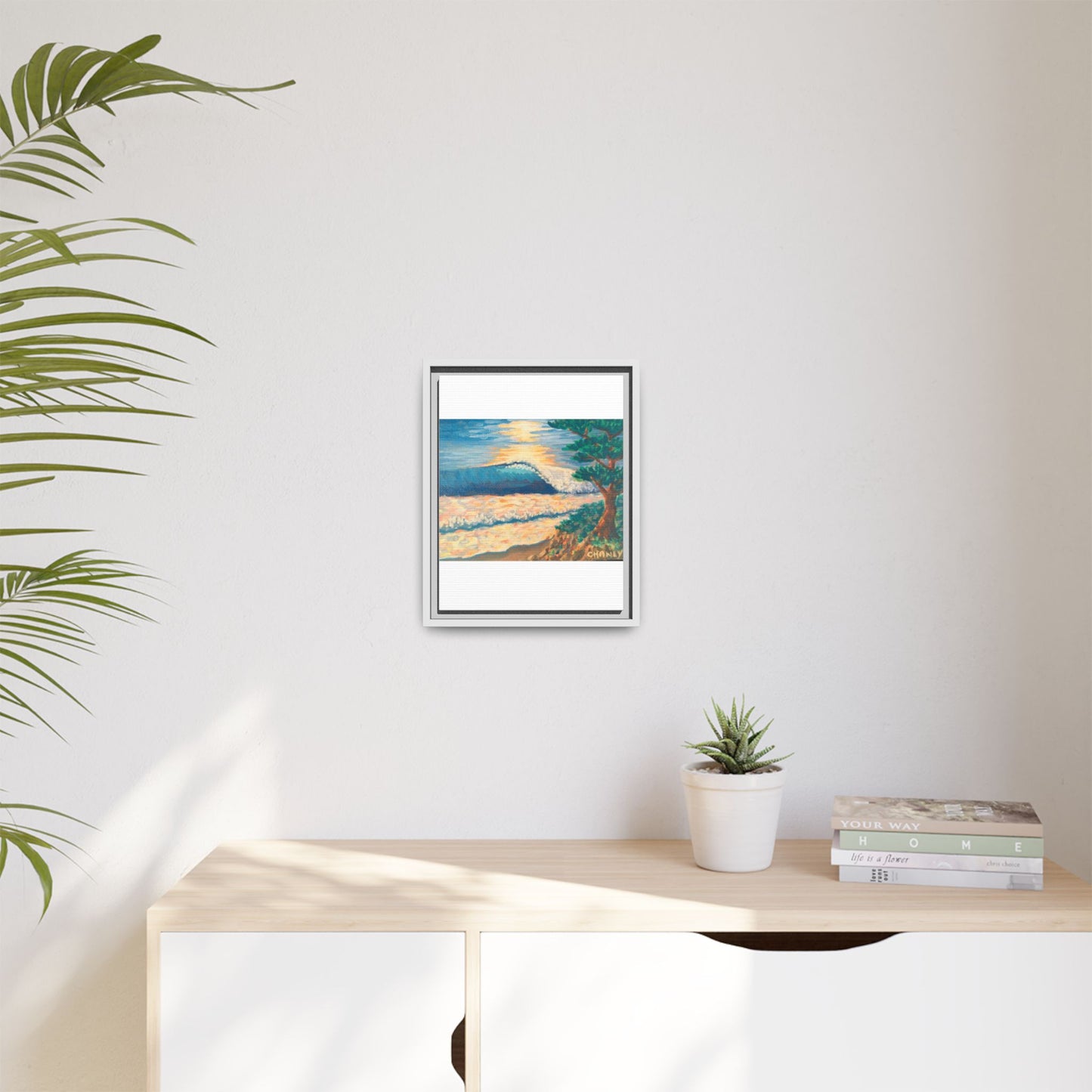 Matte Canvas, Framed (Multi-color)