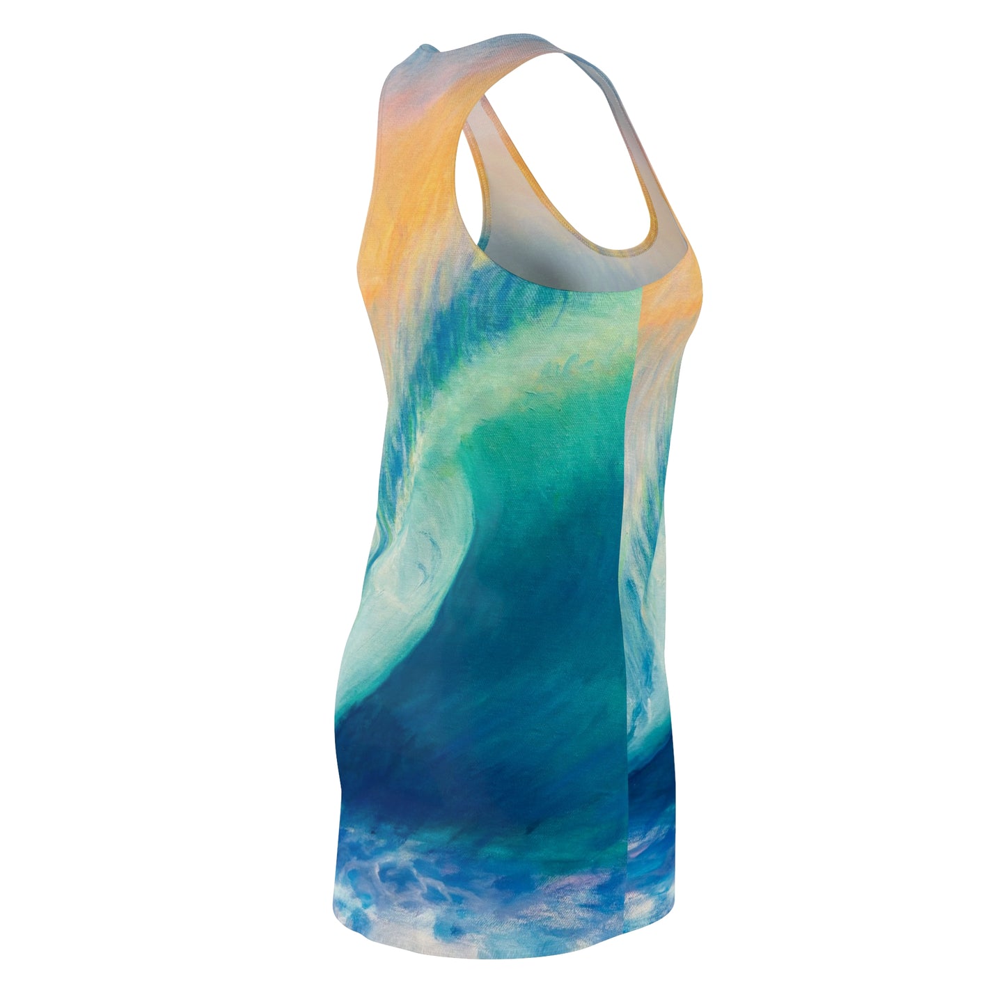 Women's Cut & Sew Racerback Dress (AOP)