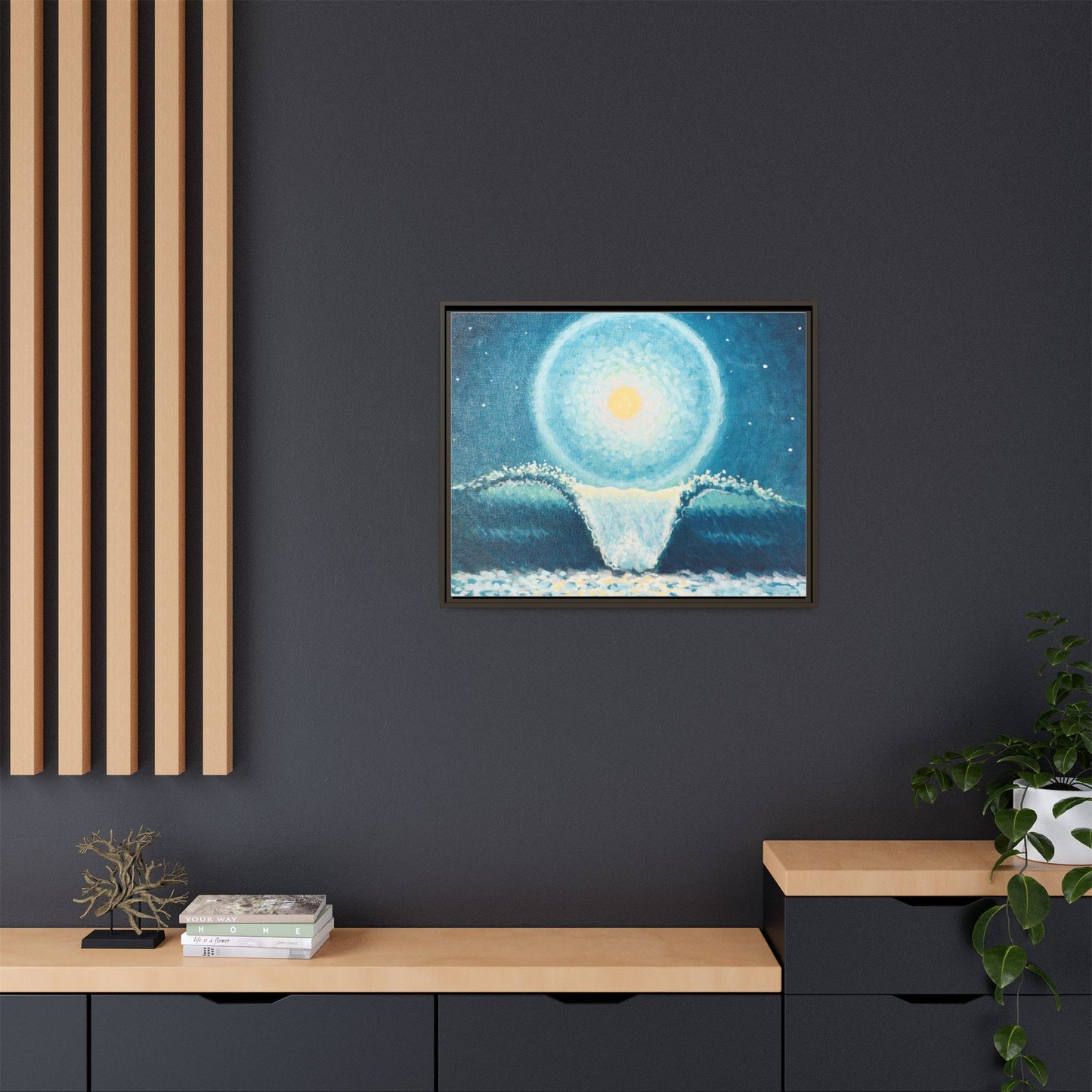 Matte Canvas, Framed (Multi-color)