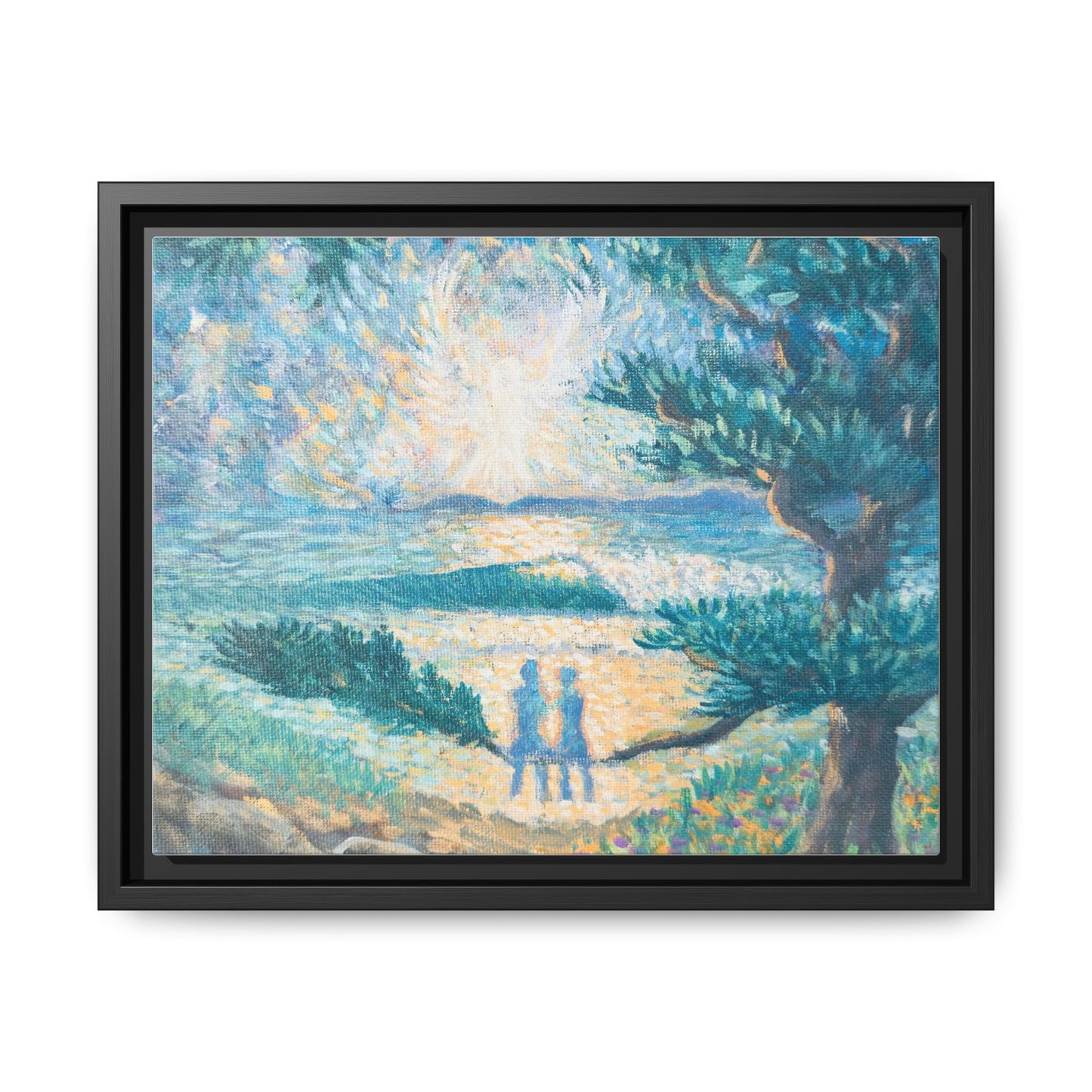 Matte Canvas, Framed (Multi-color)