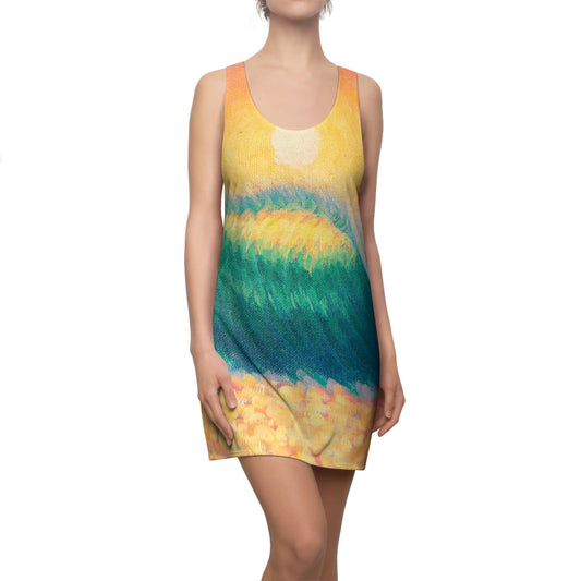 Women's Cut & Sew Racerback Dress (AOP)