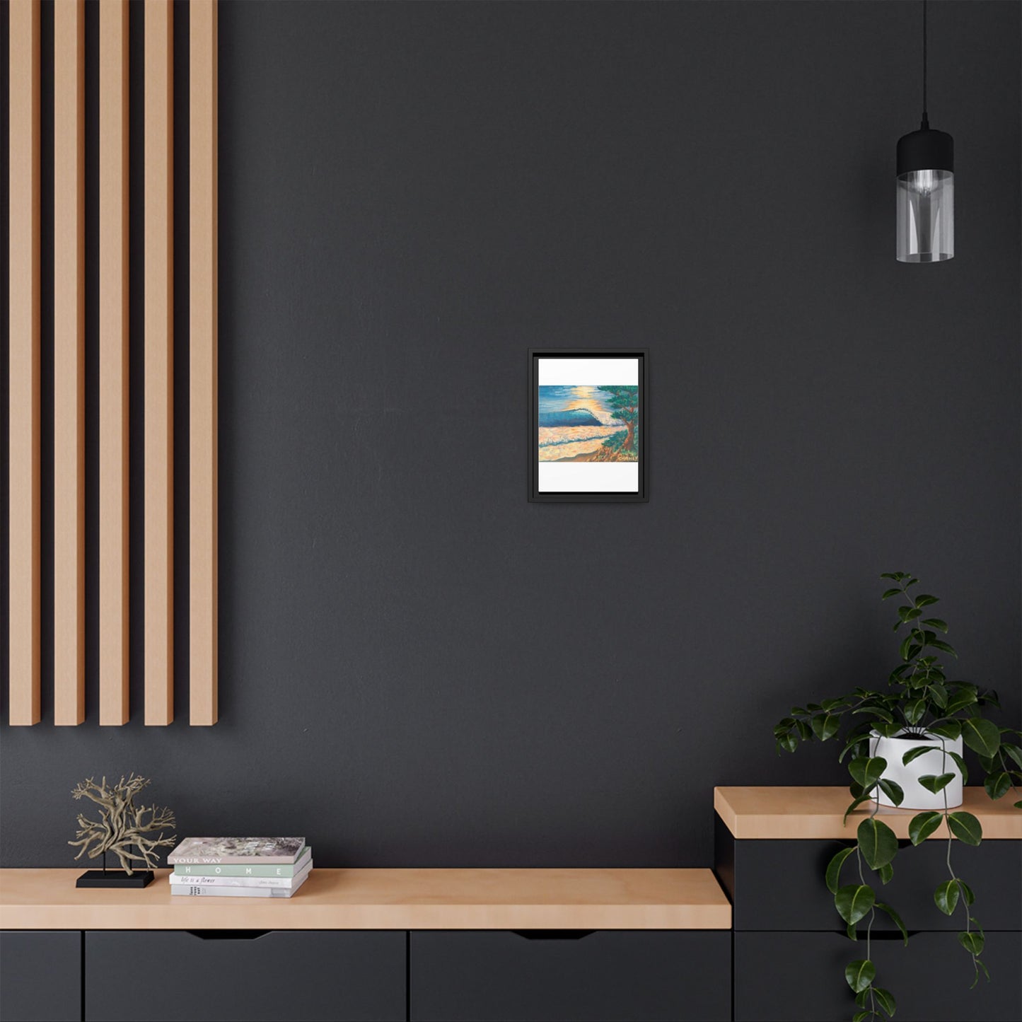 Matte Canvas, Framed (Multi-color)