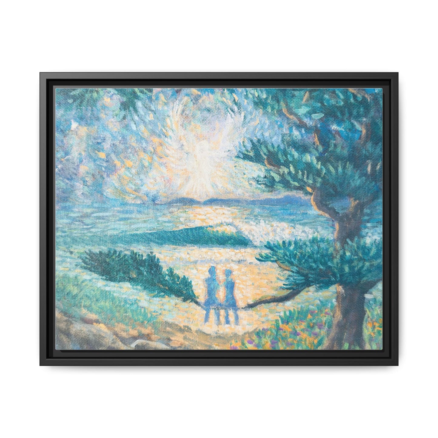 Matte Canvas, Framed (Multi-color)