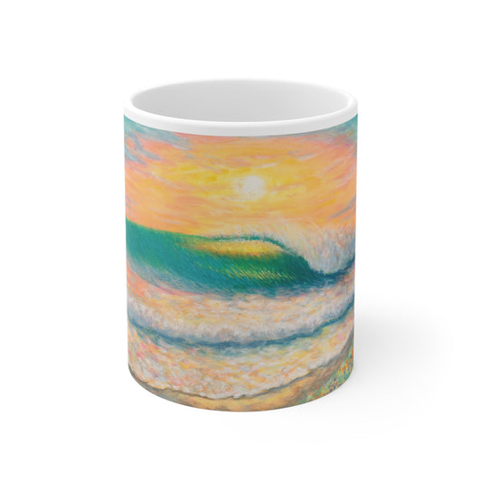 White Ceramic Mug, 11oz
